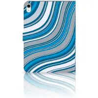 B2Ctelecom iPad Air (2020/2022) 10.9 inch Tablet Hoes Waves Blue