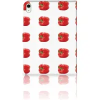 B2Ctelecom Book Case voor iPad Air (2020/2022) 10.9 inch Tablet Stand Case Paprika Red