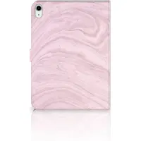 B2Ctelecom Book Case voor iPad Air (2020/2022) 10.9 inch Leuk Tablet hoesje Marble Pink