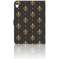 B2Ctelecom Book Case voor iPad Air (2020/2022) 10.9 inch Tablet Hoes Franse Lelie