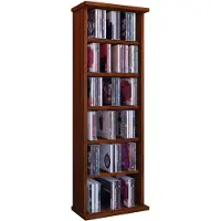 Hioshop Vostan wandkast , CD-toren 6 vakken Kernnoten decor.