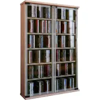 Hioshop Galerie wandkast , CD-toren 12 planken Sonoma eiken decor.