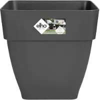 Elho Vibia Campana Vierkant 37 bloempot zwart