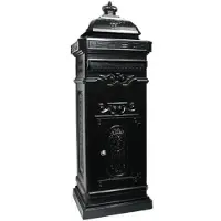 Ks Verlichting Brievenbus Kolom XL zwart Model1750K4