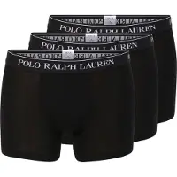 Ralph Lauren boxershort zwart effen 3-pack