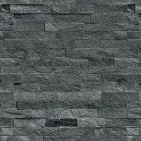 Maxaro Steenstrips Brick Black Star 15x60cm Antraciet Natuursteen Wandtegels Badkamer | Wandtegels Voor Badkamer | Badkamer Wandtegels Kopen