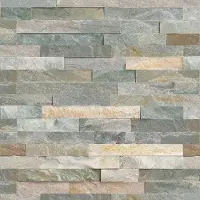 Maxaro Steenstrips Brick Island 15x60cm Natuursteen Multicolor | Wandtegels Badkamer | Wandtegels Voor Badkamer | Badkamer Wandtegels Kopen