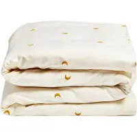Yumeko Kinderdekbedovertrek Katoen Satijn 100x135 Wit - Eco, Bio & Fairtrade