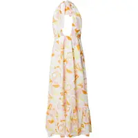 Gina Tricot Jurk geel / oranje / rosa / wit