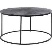 Nordal Salontafel rond - zwart