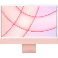 Apple iMac 24 inch, 8 GB RAM, 256 GB opslag, 4,5K-resolutie, M1-chip met 8-core CPU en 7-core GPU, roze