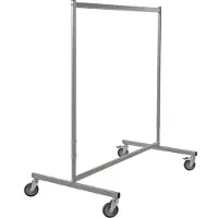 Kongamek Kledingrek grijs 75kg met rem