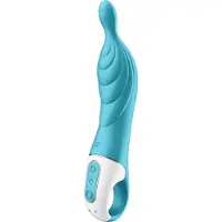 Satisfyer A-Mazing 2 - oplaadbare A-punt vibrator (turkoois)