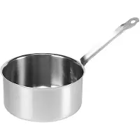 HorecaTraders Steelpan | RVS | 9.5 Liter | Ø28 cm | Gas, elektrisch, inductie, keramisch