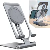 NILLKIN PowerHold Mini Bureauhouder met Draadloos Opladen 15W Grijs