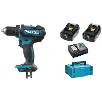Makita DDF482RMJ 18V Li-Ion Accu Boor-/schroefmachine Set (2x 4.0Ah Accu) In Mbox