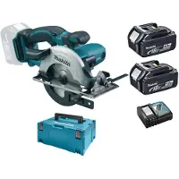 Makita DSS501RMJ 18V Li-Ion Accu Cirkelzaag Set (2x 4.0Ah Accu) In Mbox - 136mm