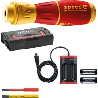 Wiha E-Schroevendraaierset speedE II electric + slimBits in L-Boxx Mini - 7-delig - 44318