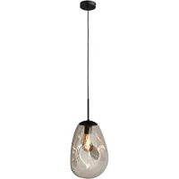 Masterlight Hanglamp Lava 1x smoke glas Ø 22,5cm