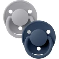 BIBS De Lux Fopspenen - 2-pack - Rond - IJsland Sea/Sage - - OneSize - Fopspenen
