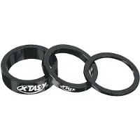 Ergotec Balhoofd spacerset 1-1/8" (ø28.6) 3-delig 2/5/10mm zwart