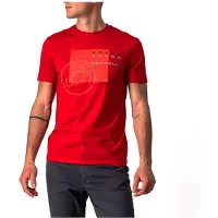 Castelli Maurizio Short Sleeve T-shirt Rood 2XL Man