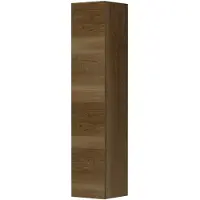 Ink Badkamerkast - 35x36.7x169cm - 1 deur - links en rechtsdraaiend - greeploos - eiken Massief eiken ash grey 1259523