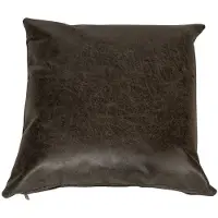 Livin24 Sierkussen Kyla eco-leer antraciet 45 x 45 cm