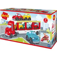 Ecoiffier Trailer With Abrick Cars Goud Kinderen