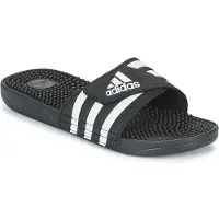 Adidas Muiltjes 'Adissage' zwart / wit