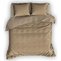 Satin d'or Dekbedovertrek Satijn Streep Sand Satijn-260 x 200 / 220 cm | Extra Breed