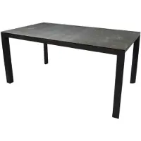 Lesli Living Mojito Ceramic nuance - Tuintafel - 160x90 cm - antraciet