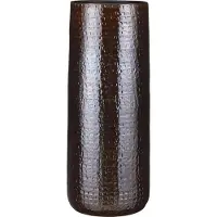 Mica Decorations Floyd Ronde Vaas - H70 x Ø28 cm - Keramiek - Bruin