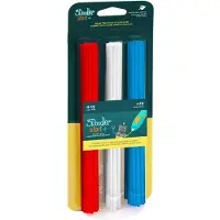 3Doodler Start - 3D Pen Navulling - 75 Kleurstaafjes - rood/wit/blauw