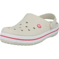 Crocs Clogs 'Crocband' taupe / grenadine / wit