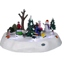 Lemax Snowmobile Fun battery operated (4.5V) Kerst