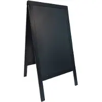 Securit stoepbord Sandwich ft 70 x 125 cm, zwart