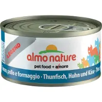 Almo Nature HFC Natural tonijn en kip met kaas natvoer kat (70 g) 12 x 70 g