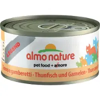 Almo Nature HFC Natural tonijn met garnalen natvoer kat (70 g) 24 x 70 g