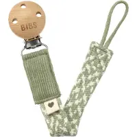 BIBS Fopspeenketting Braided Sage/Ivory 1 St Fopspeenketting