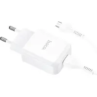 Generic N2 Vigour - Compacte USB Oplader - Reislader - EU Plug - Universele 10W Lader + USB naar Micro-USB Kabel - Voor Samsung, Huawei, Android, etc. - Wit
