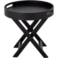 Bloomingville Freya Bijzettafel, Zwart, Rubberwood
