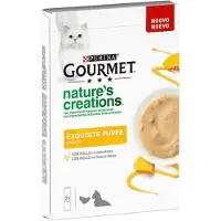 Purina Gourmet Nature Puree Kip Natvoer Voor Katten 11x5x10g