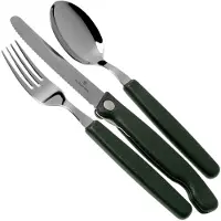 Victorinox Swiss Classic Picnic Set 6.7193.3F Black, 3-delige bestekset
