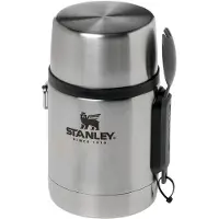 Stanley Adventure All-In-One Voedselcontainer met Spork 0.53L - Thermos Lunchbox Houdt 12 Uur Warm, Of Koud - Dubbelwandige Isolatie - Lekvrij - BPA Vrij - Roestvrijstaal