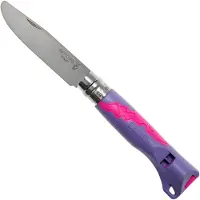 Opinel No.07 Outdoor Junior Zakmes - RVS - Violet