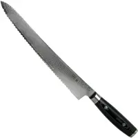 Yaxell Ran Broodmes 27 cm - 69 Lagen Damaststaal - VG10 Staal - 61 HRC - Canvas-Micarta Heft