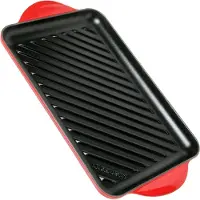 Le Creuset La Fonte émaillée rechthoekige grillpan 32 cm, rood