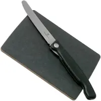 Victorinox Swiss Army Victorinox Swiss Classic mes- en snijplankset - zwart