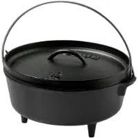 Lodge Logic Camp Dutch Oven ø 25,5 cm gietijzer zwart